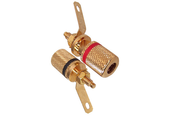 012-0160 Gold Binding Post Pair