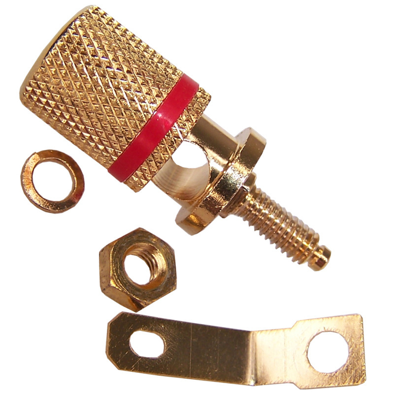 012-0160 Gold Binding Post Pair M4