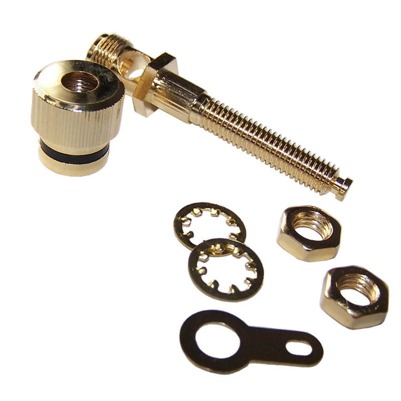 012-0180 Gold Binding Post Pair M6/27