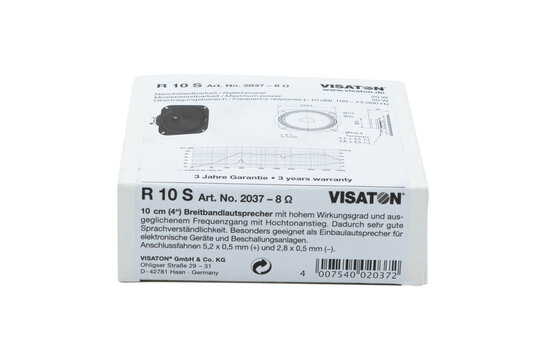 R 10 S - 8 Woofer a Gamma Completa