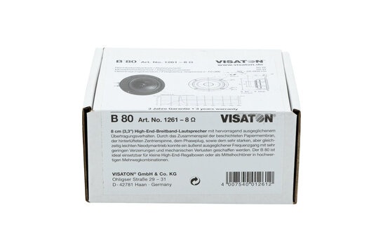 B 80 Woofer a Gamma Completa