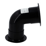 BR 25.50 Angled Speaker Cabinet Port Tube 76mm ID x 254mm L Flared