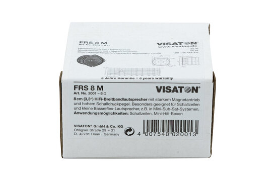 FRS 8 M Woofer a Gamma Completa