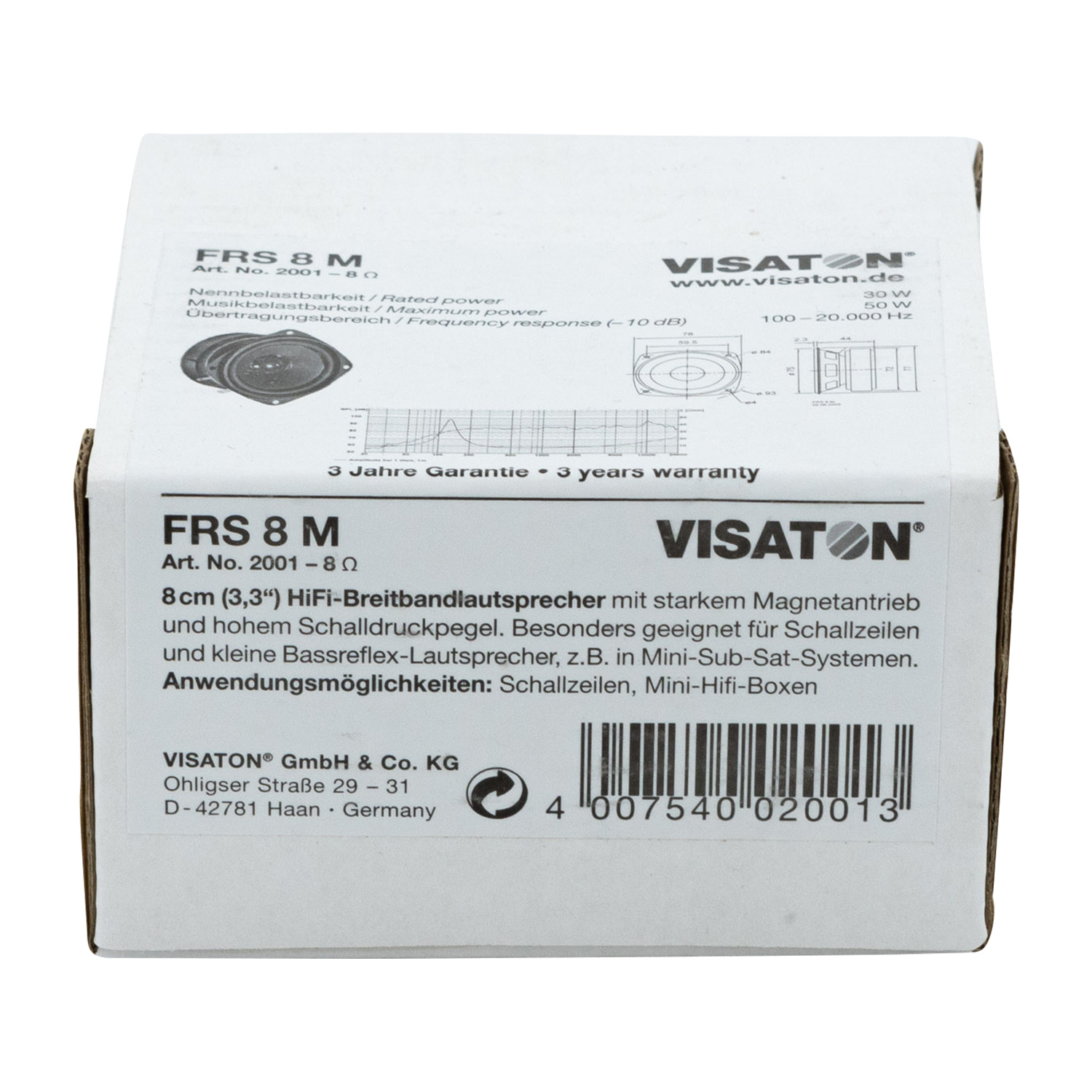 FRS 8 M Full-range Woofer