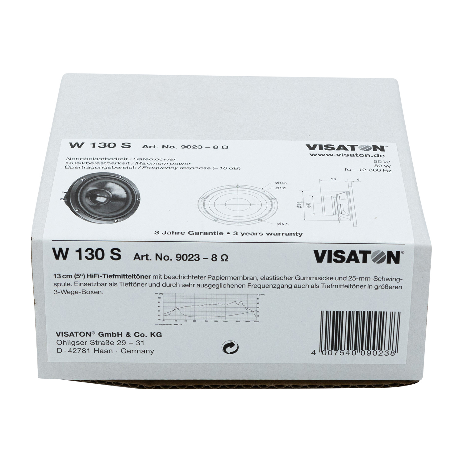 W 130 S - 8 Woofer Medio-Bassi