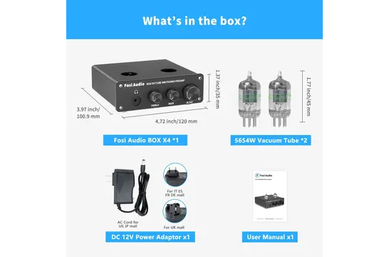 BOX X4 Phono PreAmplificatore
