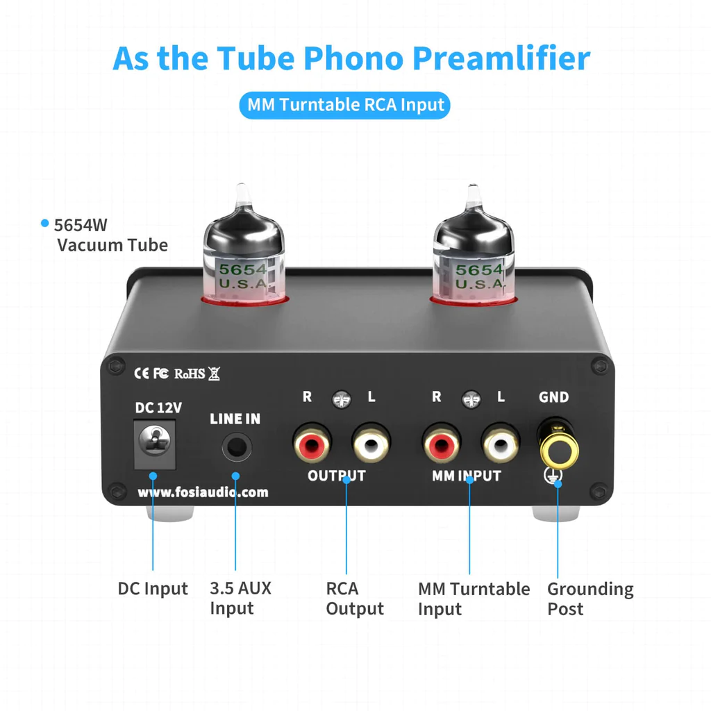 BOX X4 Phono Vorverstärker & Headphone verstärker