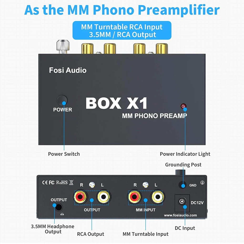 BOX X1 MM Phono Preamplifier