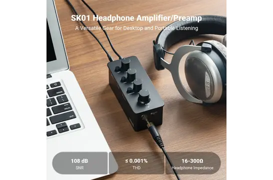 SK01 Portable  Headphone Amplifier & Preamplifier