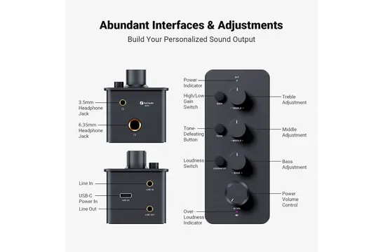 SK01 Tragbar Headphone verstärker & Vorverstärker