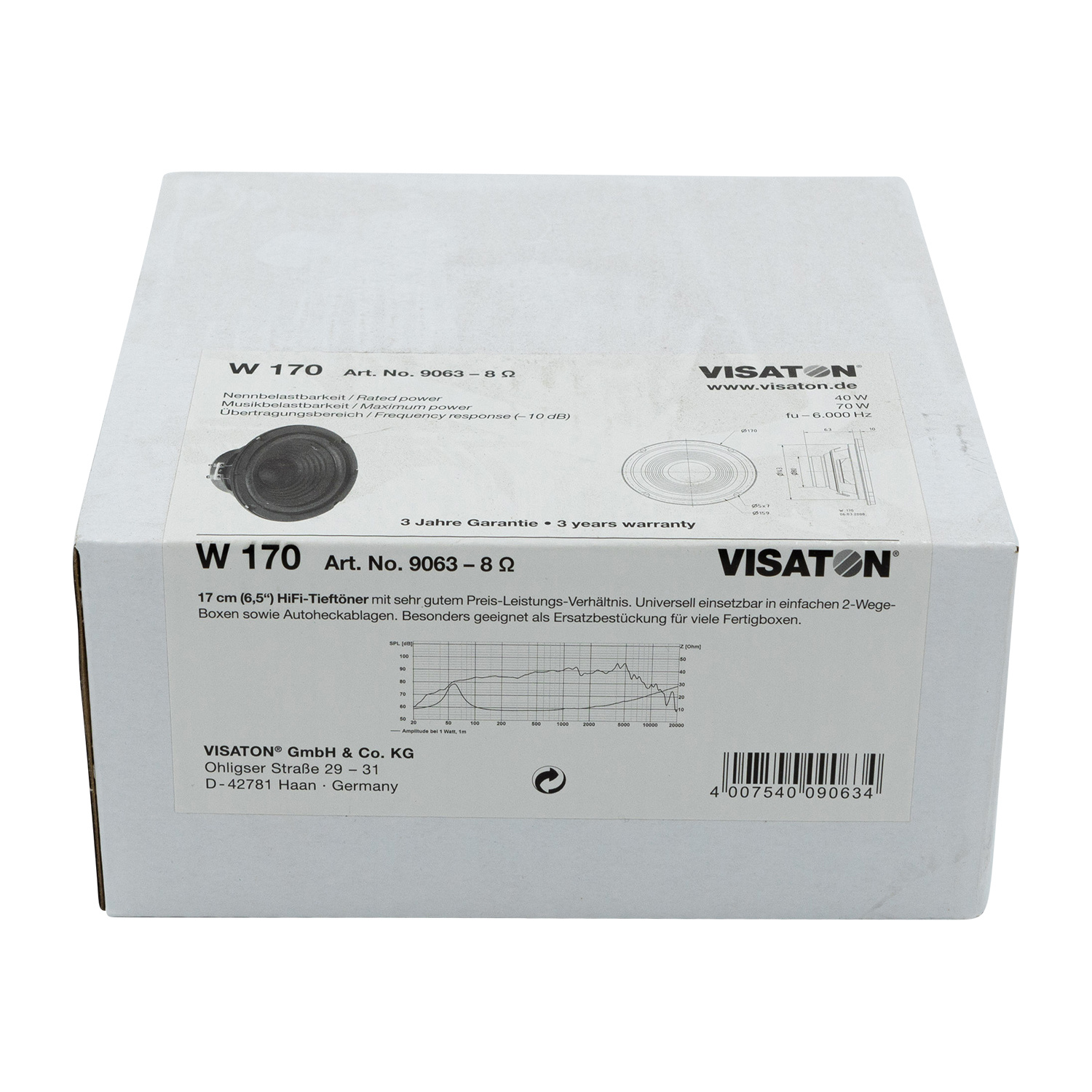 W 170 Woofer Medio-Bassi