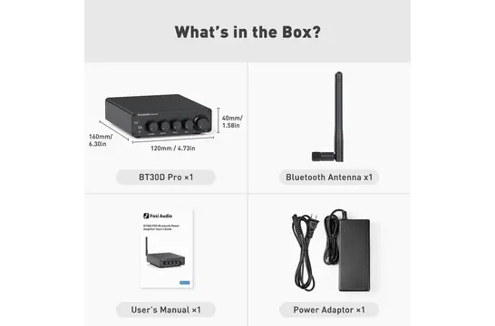 BT30D PRO 2.1 Power Amplificatore