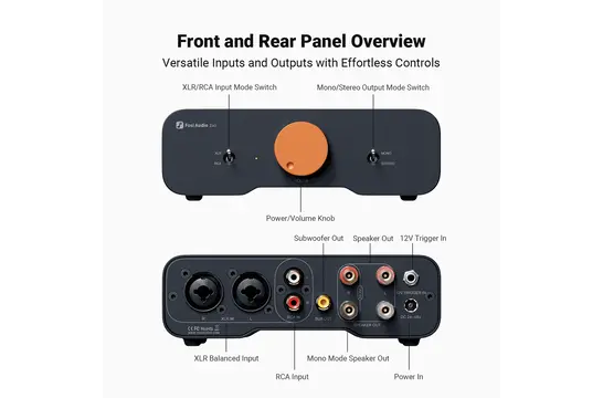 ZA3 Balanced Stereo Amplifier 2CH Mono Amp