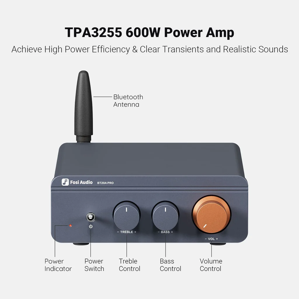 BT20A PRO Stereo Amplifier TPA3255