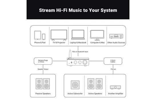 BT20A PRO Amplificatore Stereo