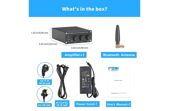 BT20A Stereo verstärker