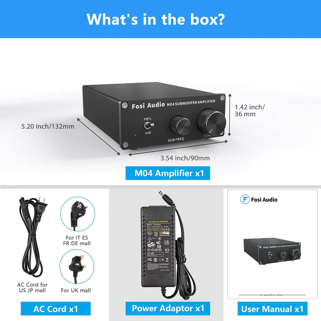 M04 Amplificatore Mono