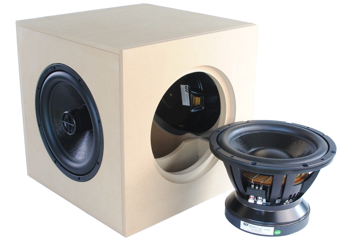 SDX12 Dual APR12 Passive Radiator Kit