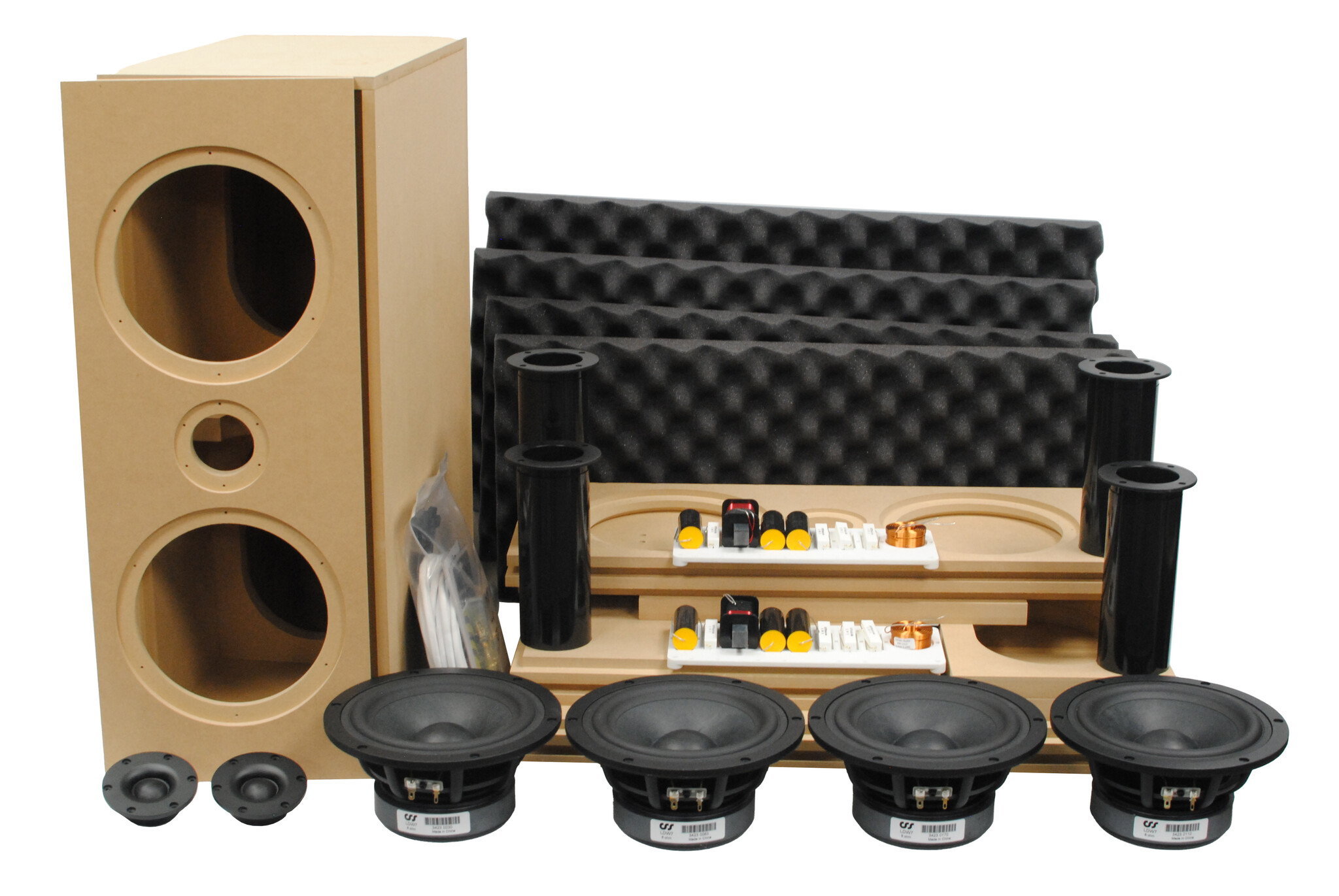 Criton 2TD-X MTM Speaker Kit with LD25X