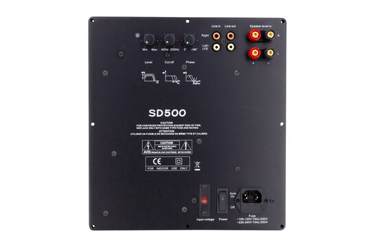 SD500 500W Class D Subwoofer Plate Amplifier Module No Boost