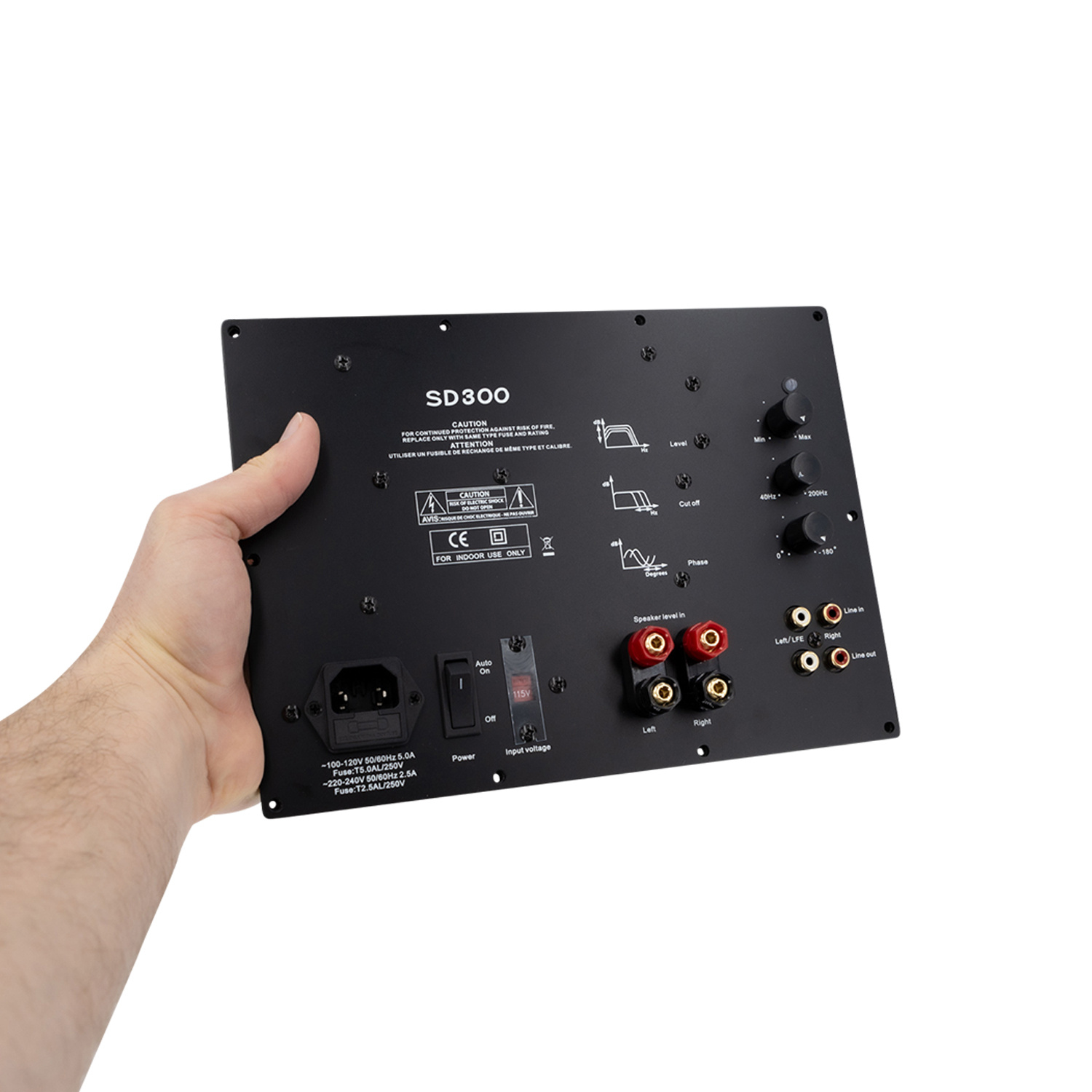 SD300 300W Class D Subwoofer Plate Amplifier Module No Boost