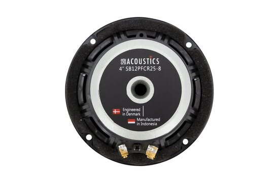 SB12PFCR25-8 4" Paper cone Bass-midwoofer 8 Ohm