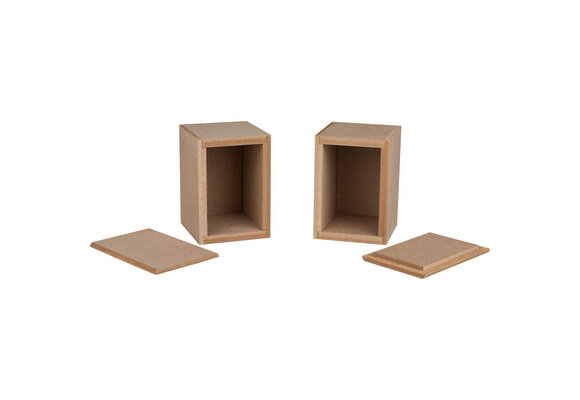 Mikro Regallautsprecher | 1,13 L | Flatpack