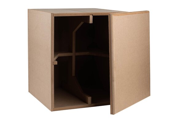 Knock-Down MDF 113 Liter Subwoofer Cabinet w/ Blank Baffle | up to 18'' sub