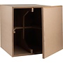 Knock-Down MDF 113 Liter Subwoofer Cabinet with Blank Baffle | up to 18'' sub