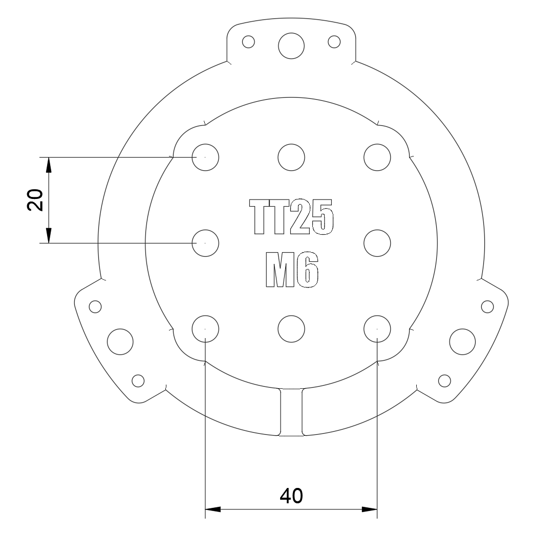 Mounting kit for TT25