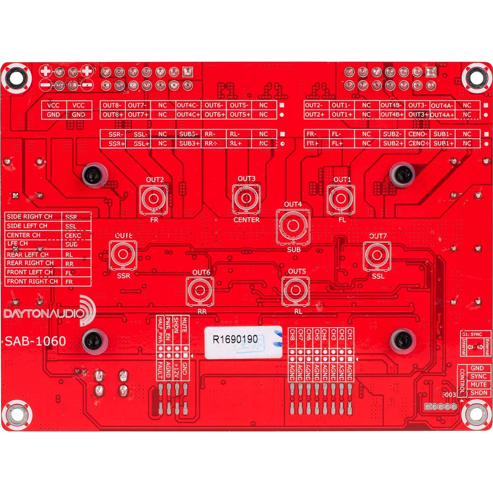 SAB-1060 SIM 7.3-Channel Sim Racer / Arcade Verstärkerplatine 10 x 60W