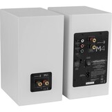 M4-White Active Bookshelf Speakers