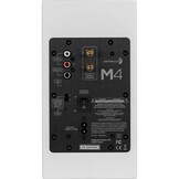 M4-White Aktiv Regallautsprecher