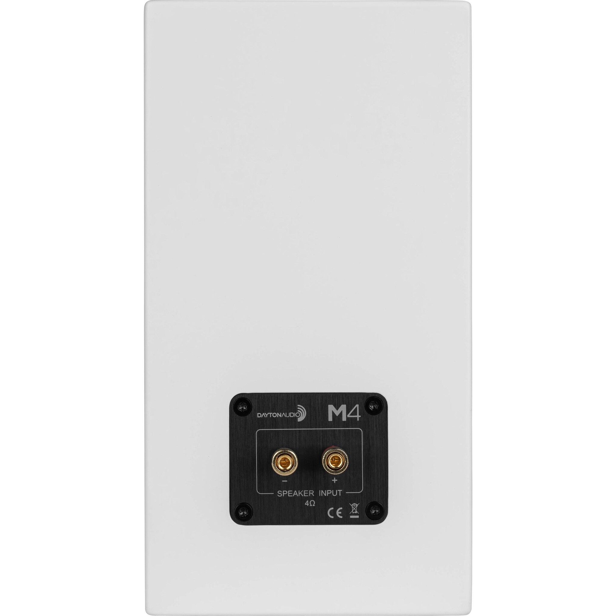 M4-White Active Bookshelf Speakers