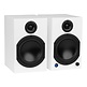 M6-White Active Bookshelf Speakers