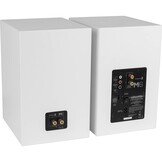 M6-White Active Bookshelf Speakers