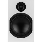 M6-White Active Bookshelf Speakers