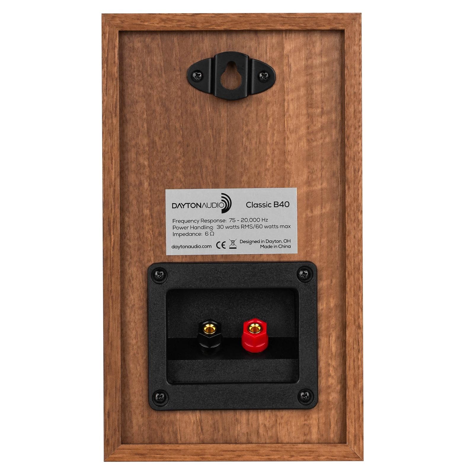 Classic B40 Bookshelf Speakers Oak