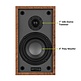 Classic B40 Bookshelf Speakers Oak