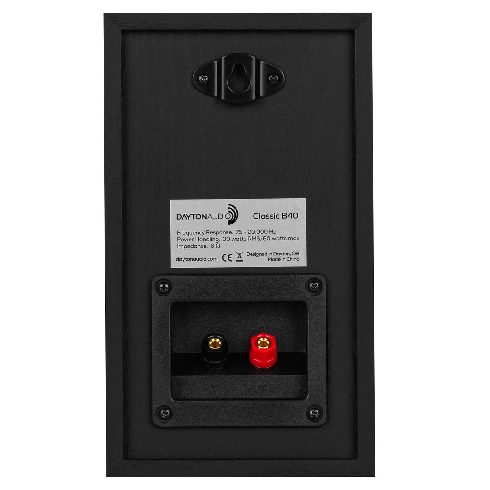 Classic B40 Bookshelf Speakers Black