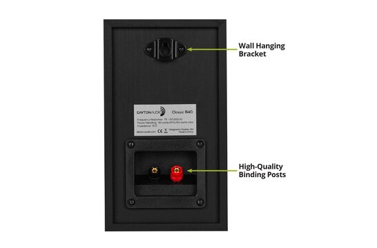 Classic B40 Bookshelf Speakers Black