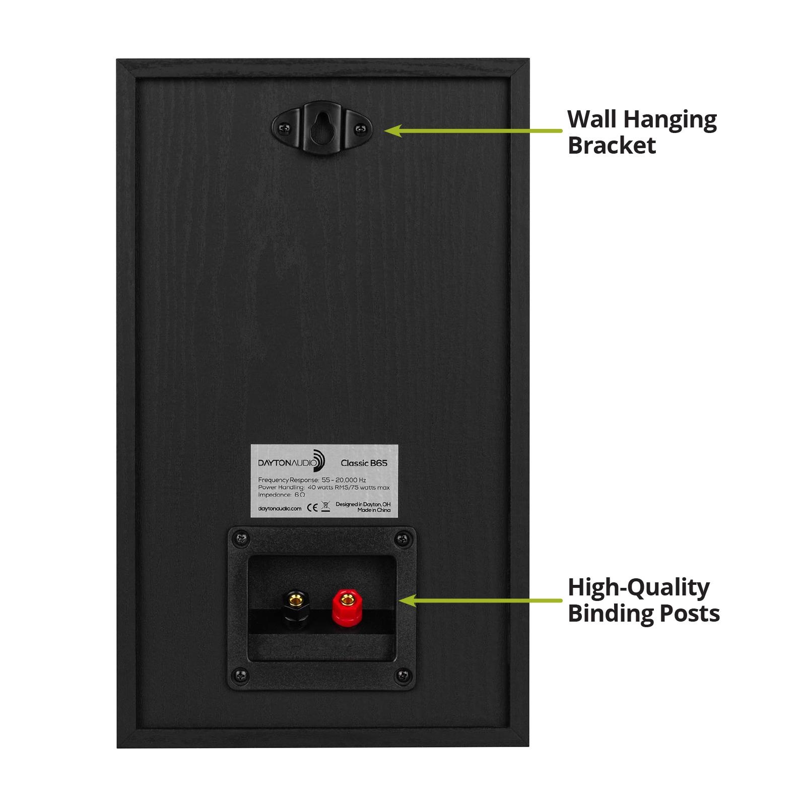 Classic B65 Regallautsprecher Schwarz