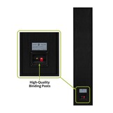 Classic T65 Floor-Standing Tower Speakers Black