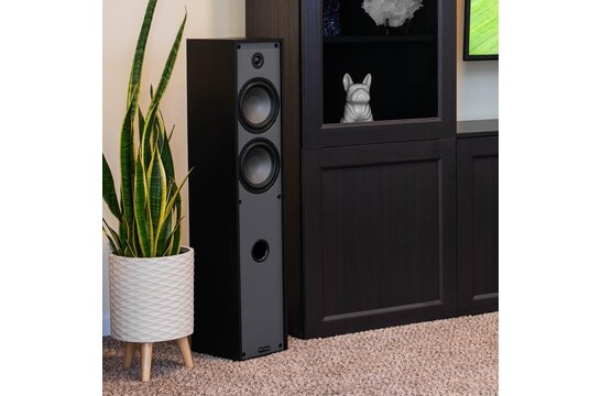 Classic T65 Floor-Standing Tower Speakers Black