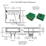 PRO to Dual DIP8 Adapter (adapter only)