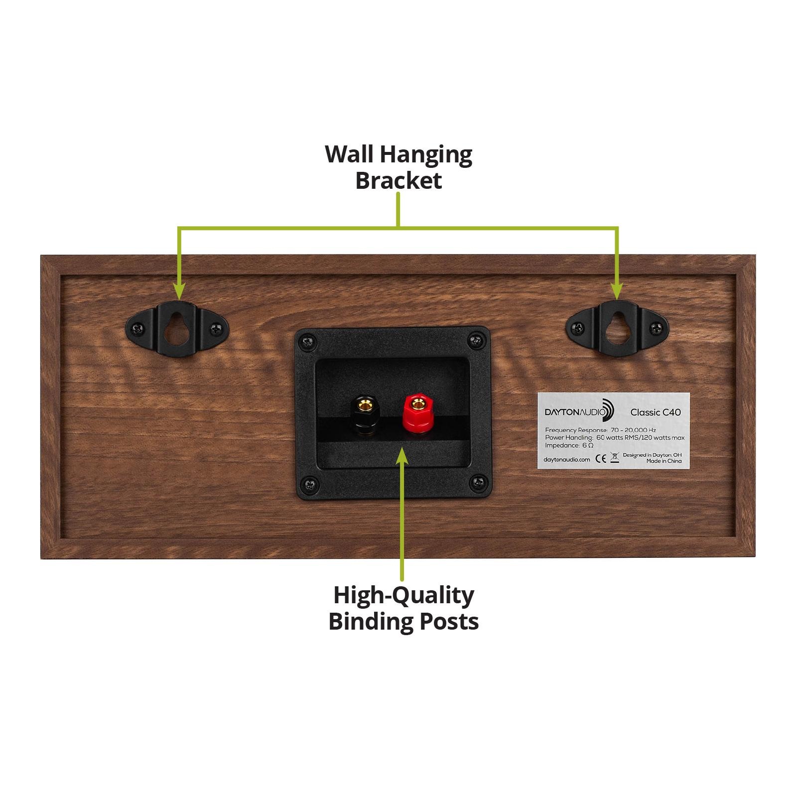 Classic C40 Center Channel Speaker Oak