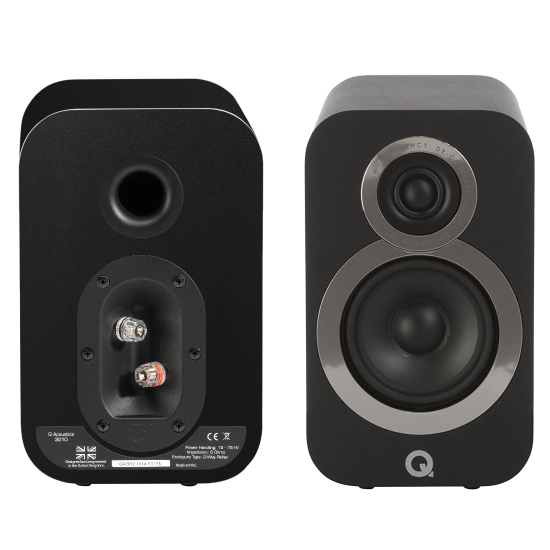 Q 3010i 2 Way Compact Bassreflex Bookshelf Speakers