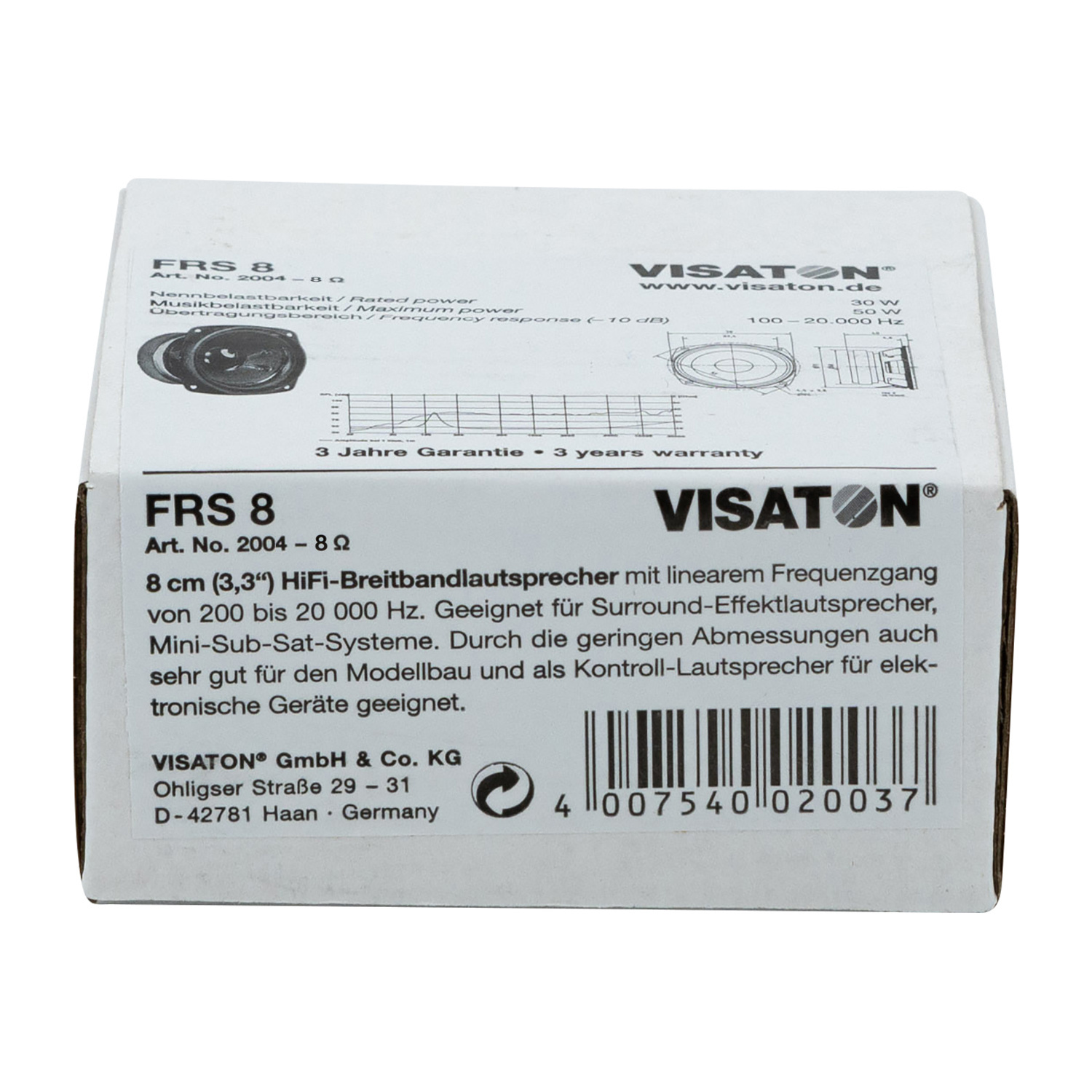 FRS 8 - 8 Full-range Woofer