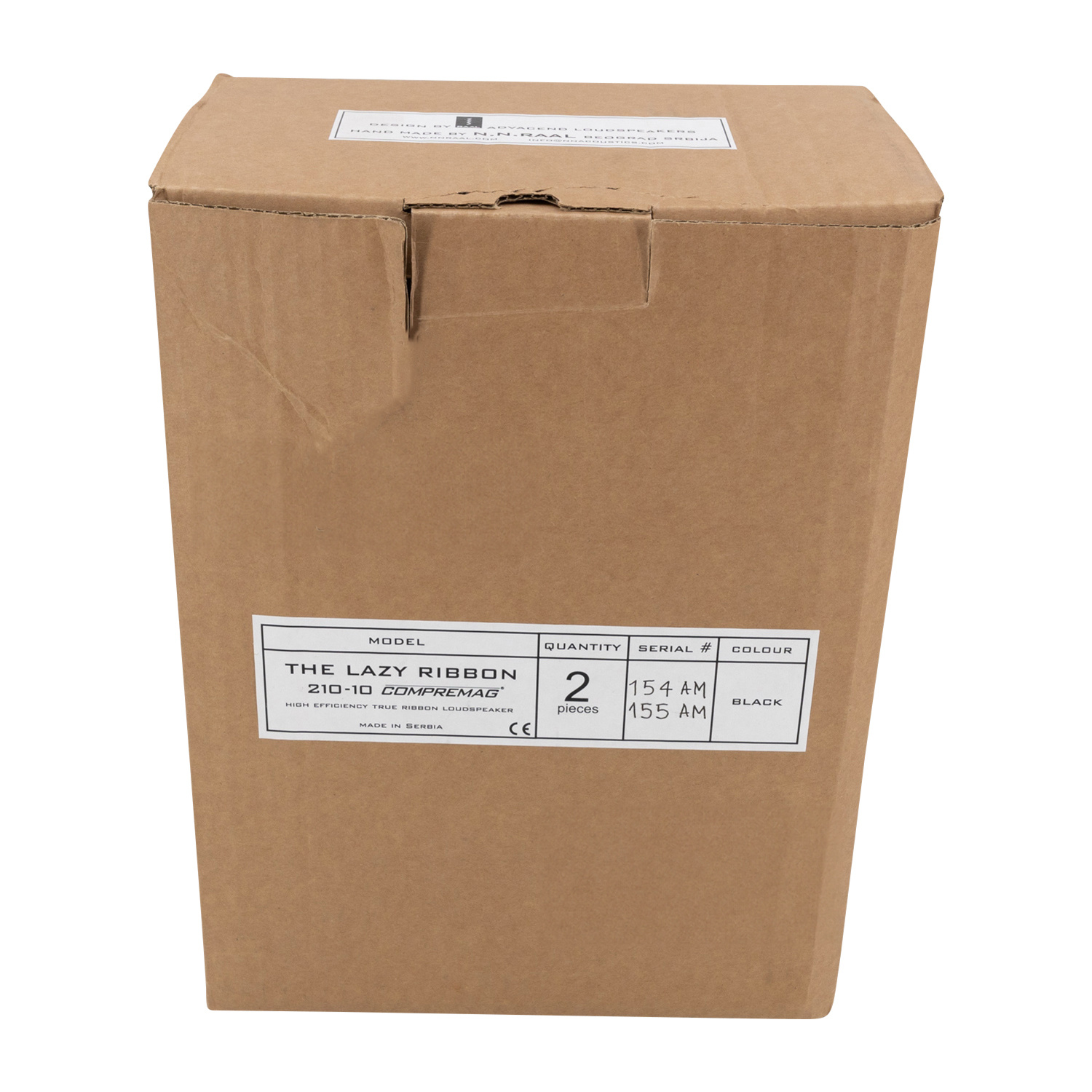 210-10 ''The Lazy Ribbon'' Flatfoil 9'' Ribbon Tweeter with Amorphous Core