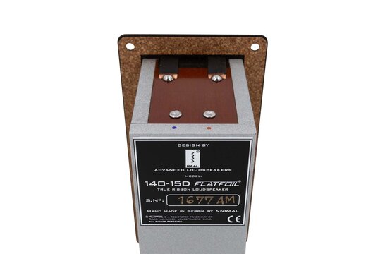 140-15D Flatfoil True Ribbon Tweeter with Amorphous Core